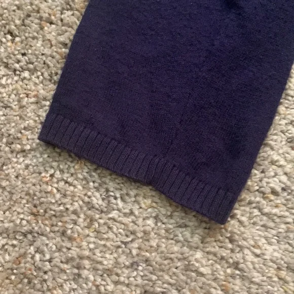 Cabi open front waterfall cardigan. Blueberry; large - Picture 4 of 7